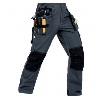 Knee Pad Work Trousers for Men Workwear Multi Pockets Cargo Trousers