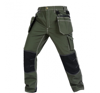 Heavy Twill Army Green Work Wear Pants Mechanic Work Pants